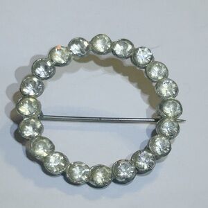 Older Than Dirt! Glass stone and I think potmetal brooch.